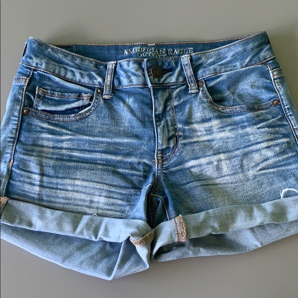 Denim shorts